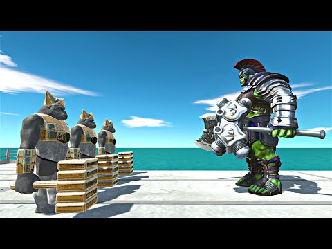 3x Ghor Hammer vs Random Teams - Animal Revolt Battle Simulator