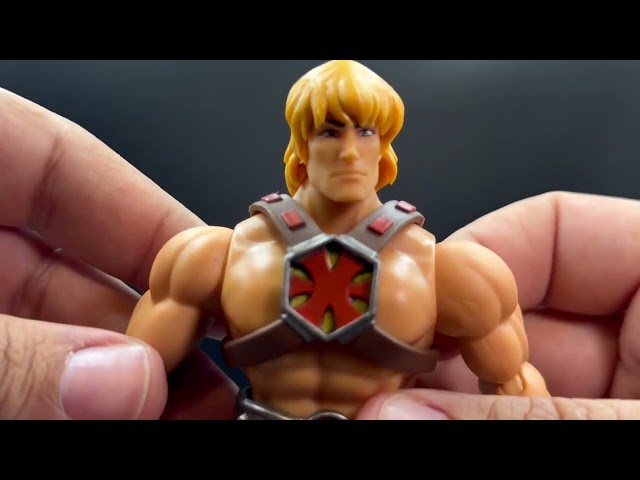 Vídeo relacionado con Masters of the Universe He-Man and The Action Figure + Vehículo basado en series animadas, personajes de batalla articulados, regalo para mayores de 4 años
