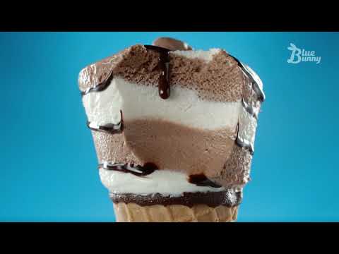 Blue Bunny: Twisting up flavors of fun.