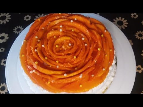 Mango Rose Cake | Shailaja's Kitchen 🥭🌹🎂