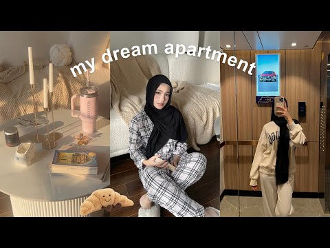 MOVING INTO MY DREAM APARTMENT AT 20 ⭐️ | hauls, shopping, decorating, vlog ୨୧