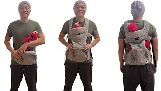Best 2-in-1 Hip Seat Baby Carrier? Momcozy Review