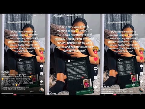 A men is threatening to kill himself after his fiance cancelled the lobola negotiations