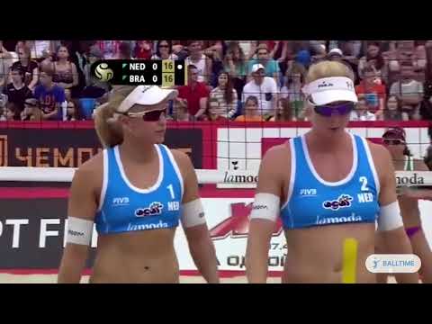 Meppelink/Iersel (NED) vs Larissa/Talita (BRA) - Women Moscow FIVB World Tour - Full Match 31.05.15