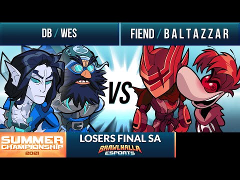DB & Wes vs Fiend & B A L T A Z Z A R - Losers Final - Summer Championship 2021 - SA 2v2