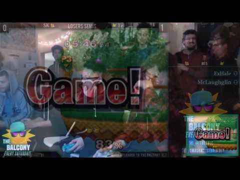 Melee @ the Balcony 85 - Losers Finals ft. Yeti (Peach) VS Eri (Pikahcu, Puf)