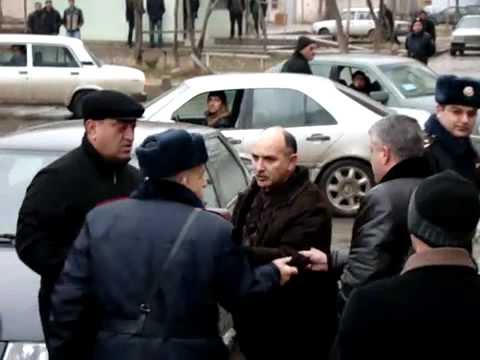 Sumqayıtda aksiya polisə qarşı vətəndaş mövqeyi