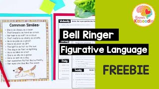 Free Figurative Language Bell Ringers