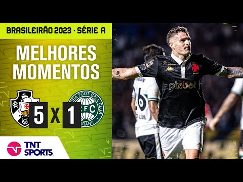 VEGETTI FAZ DOIS E VASCO ATROPELA O COXA! VASCO 5 X 1 CORITIBA | BRASILEIRÃO 2023
