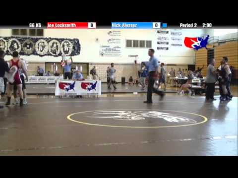 2012 Univ. WTT: 66 KG - Joe Locksmith (Navy Mat Club) vs. Nick Alvarez (USOEC)