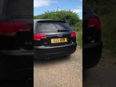 Audi A3 3.2 V6 quattro exhaust sounds.