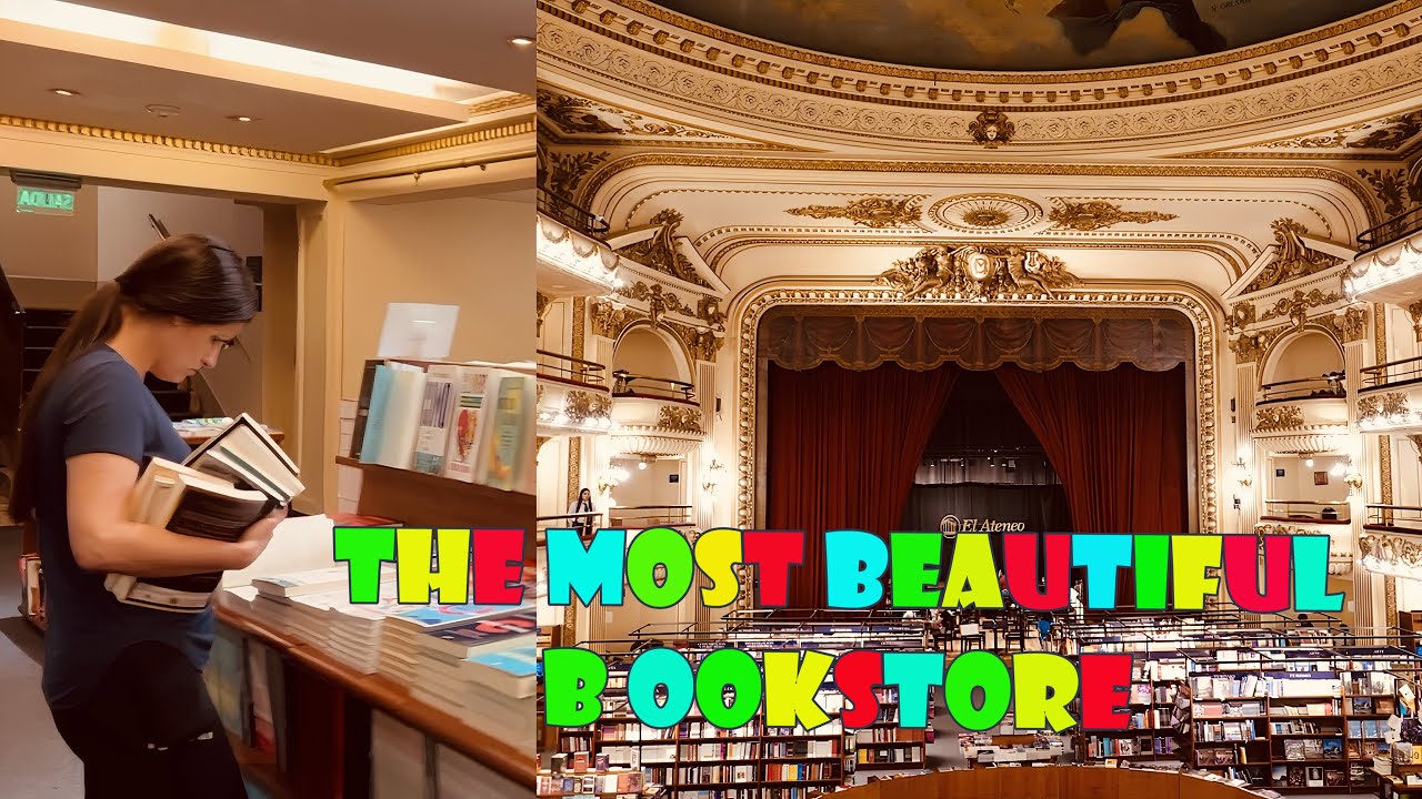 [4K]The Most Beautiful Bookstore in the World: El #ateneo Grand Splendid at Buenos Aires Argentina