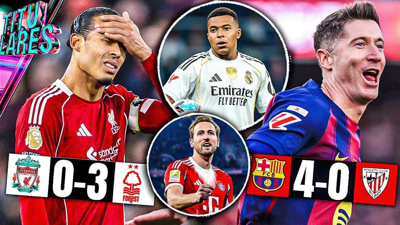 Barca goles y aprieta al Madrid | Liverpool en picada | ¿Hay Mbappe dependencia? | Bayern remonta