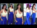 Baapre Yeh Kya Dikhgaya Vaani Kapoor Flaunts Her Huge Cleavage In Yellow Sports Bra Wid Velvet Track