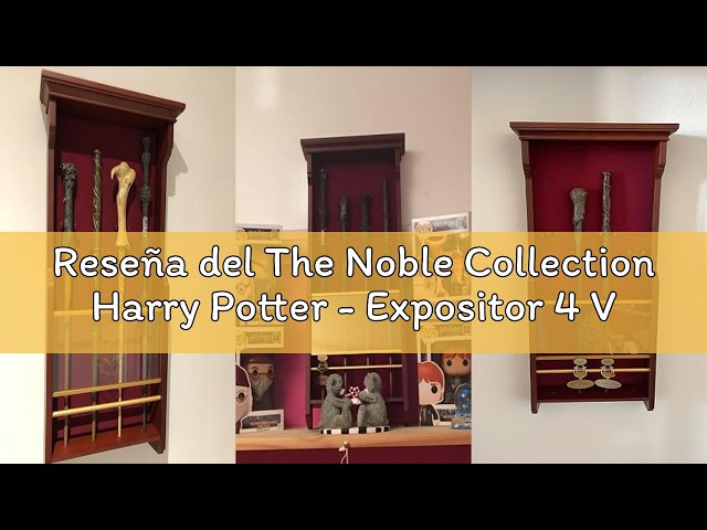Vídeo relacionado con The Noble Collection Harry Potter - Expositor 4 Varitas