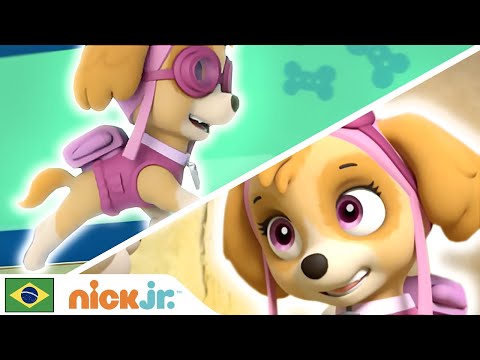 Capa de Patrulha Canina | ⛅️ 🍬 O Melhor do Skye 🍬 ⛅️ | Nick Jr. em Português
