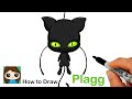 How to Draw Miraculous Ladybug Kwami Plagg Easy