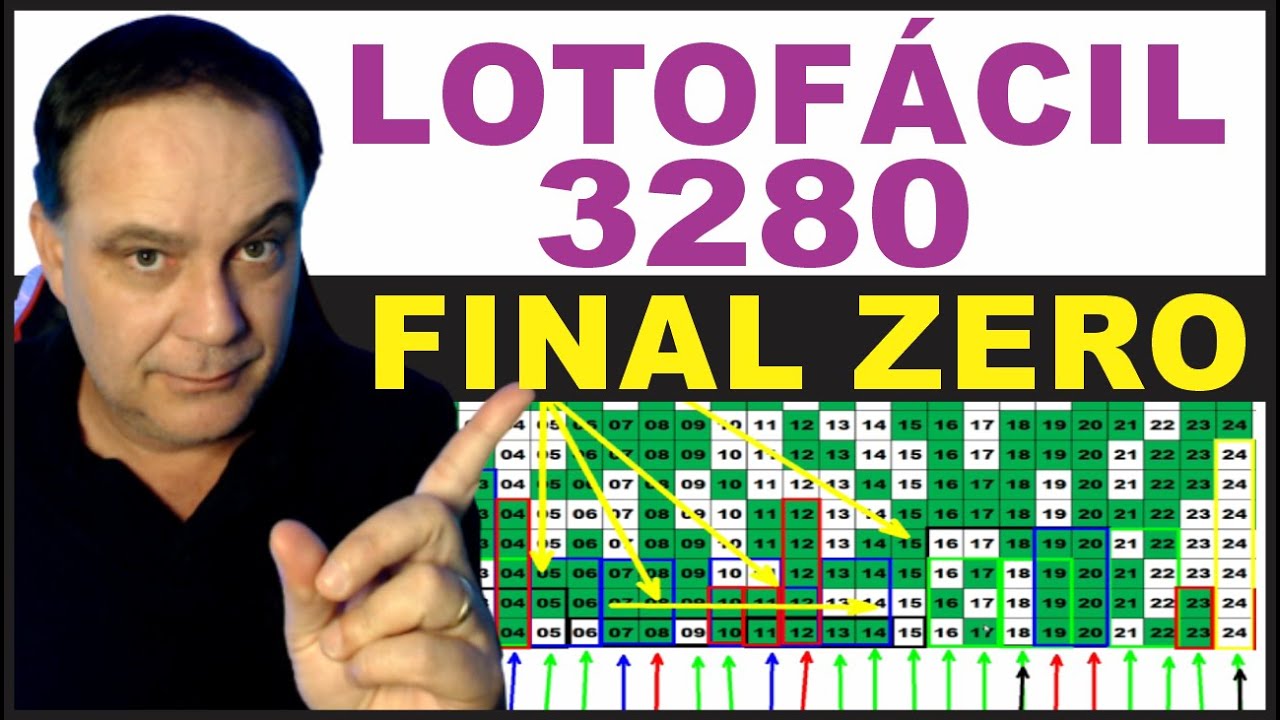 FINAL ZERO! Dicas Para Lotofácil 3280 Análise E Sugestão
