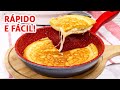 Pão de Queijo de Frigideira Fácil e Rápido com Polvilho