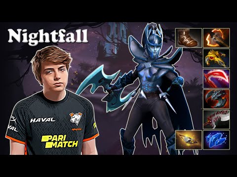 Nightfall - Phantom Assassin Safelane | Dota 2 7.29d Gameplay