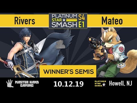 PSS S4:E1 - Rivers (Chrom, Diddy Kong) Vs. Mateo (Fox, Palutena) - W Semifinals