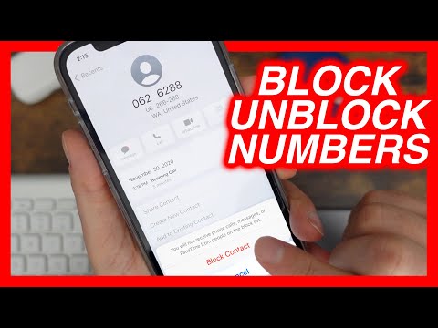 How To Block Numbers on iPhone & How To Unblock People On iPhone 12 Pro