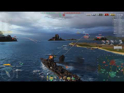 Druid British Destroyer | 8 Kills, 221k Dmg, HC, Conf | World of Warships Replay