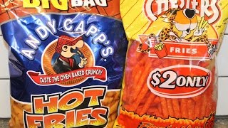 Hot Fries Blind Taste Test: Andy Capp’s vs Chester’s