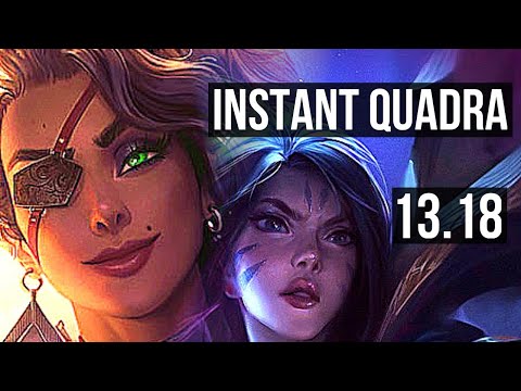 SAMIRA & Blitz vs KAI'SA & Alistar (ADC) | Instant Quadra, 72% winrate | KR Grandmaster | 13.18