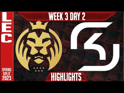 MAD vs SK Highlights | LEC Spring 2023 W3D2 | MAD Lions vs SK Gaming
