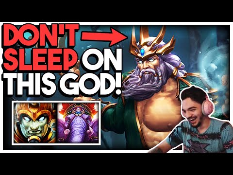 MOVEMENT SPEED POSEIDON IS STILL NUTS!! (15+ KILLS) Ranked joust- Smite