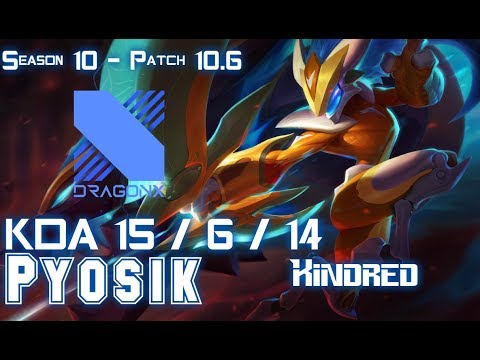 DRX Pyosik KINDRED vs REK'SAI Jungle - Patch 10.6 KR Ranked