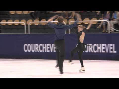 8 Laura ABTS / Maarten BUCKENS (BEL) - ISU JGP Courchevel Junior Ice Dance Short Dance
