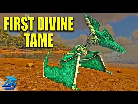 FIRST DIVINE TAME!  - Ark Survival Evolved (Modded) - Gaia Mod - Pt.3