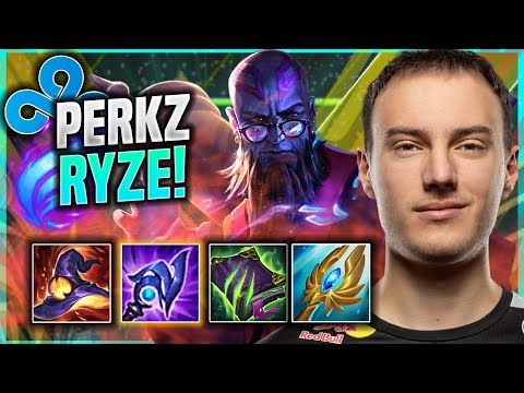 PERKZ CHILLING WITH RYZE! - C9 Perkz Plays Ryze MID vs Orianna!  | Patch 11.15