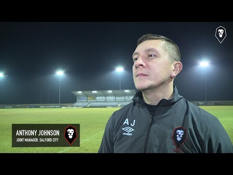 Darlington 1-2 Salford City - Anthony Johnson post-match interview