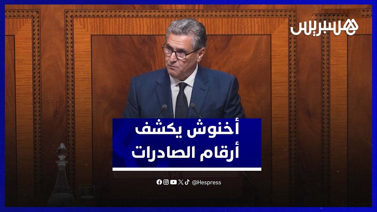 أخنوش: صادرات الصناعة التقليدية قفزت إلى مليار و230 مليون درهم بنهاية نونبر 2025 thumbnail