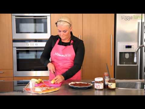 Tortillakaka með banana og súkkulaði - mömmur.is