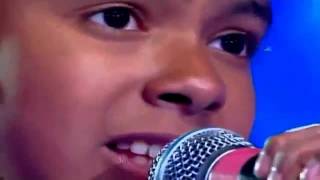 9 Year Old Boy Sings Amazing Grace My Chains are Gone.flv