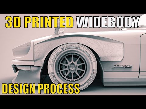 3D Printed WIDEBODY Kit - Design and Software Used