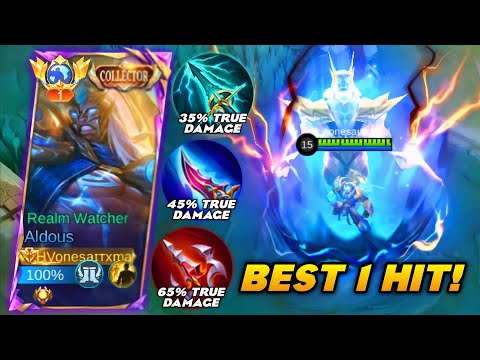ALDOUS BEST 1HIT EARLY TRUE DAMAGE BUILD IN SOLO RANKED 2026!!!🔥 (insane destroyer damage build)