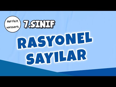7.Sınıf Matematik | Rasyonel Sayılar | 2025