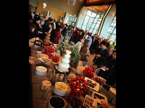 Christmas Chocolate Fountains - Milk, Dark and White Chocolate with 1000 Guests