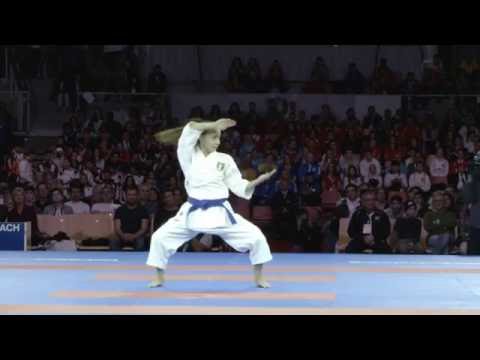 Memorable quest for medals in Female Kata competition at 2016 Karate World Championships