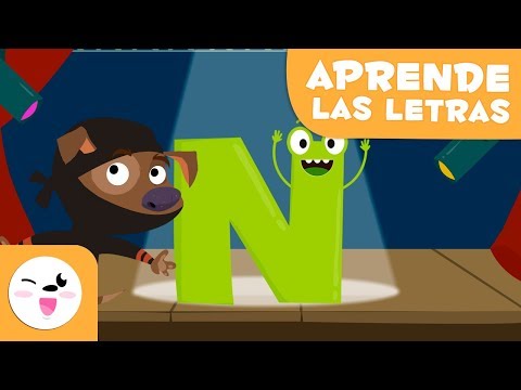 Aprende la letra N con Nico el ninja - El abecedario