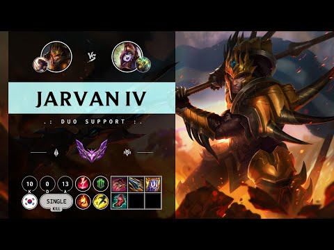 Jarvan IV Support vs Lulu - KR Master Patch 14.9
