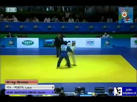 Luca Poeta (ITA) - Sandor Nagysolymosi (HUN) [-81kg] bronze