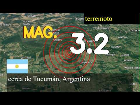 😱🚨  Terremoto cerca de Tucumán, Argentina actualizaciones en vivo hoy: Terremoto de magnitud 3,2 ocu