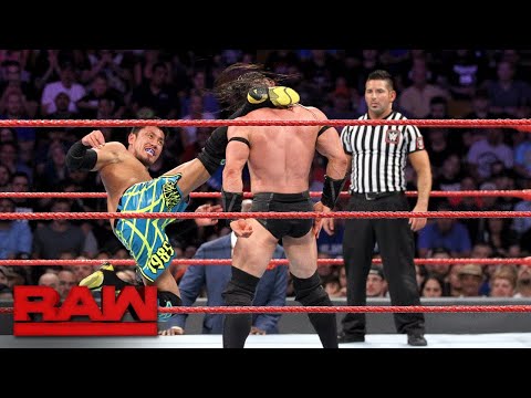 Neville vs. Akira Tozawa - WWE Cruiserweight Championship Match: Raw, Aug. 14, 2017