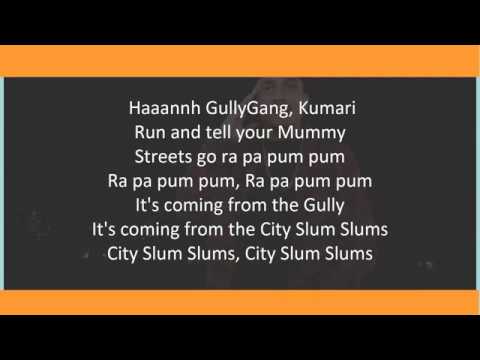 CITY SLUMS // RAJA KUMARI & FT DIVINE // lyric s